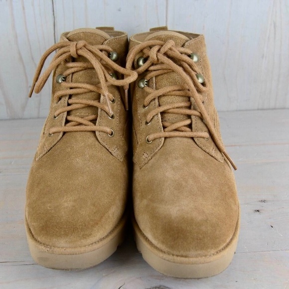 SALE! ugg Bethany chestnut sheepskin chukka boots us 12 nib - Picture 3 of 6